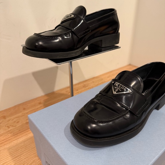Prada Triangle Logo Loafer (women 35.5) - Picture 10 of 15